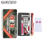 GNB GAONENG 5300MAH 2 S HV 7,6 V 140C Short Shorty Pack 5,0mm Bullet Hard Case RC LiPo Batterie 1:10 1:12 RC Race Car LiHV